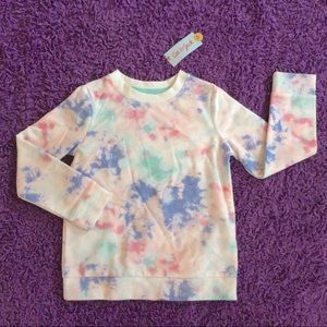 Girl’s tie dye sweatshirt